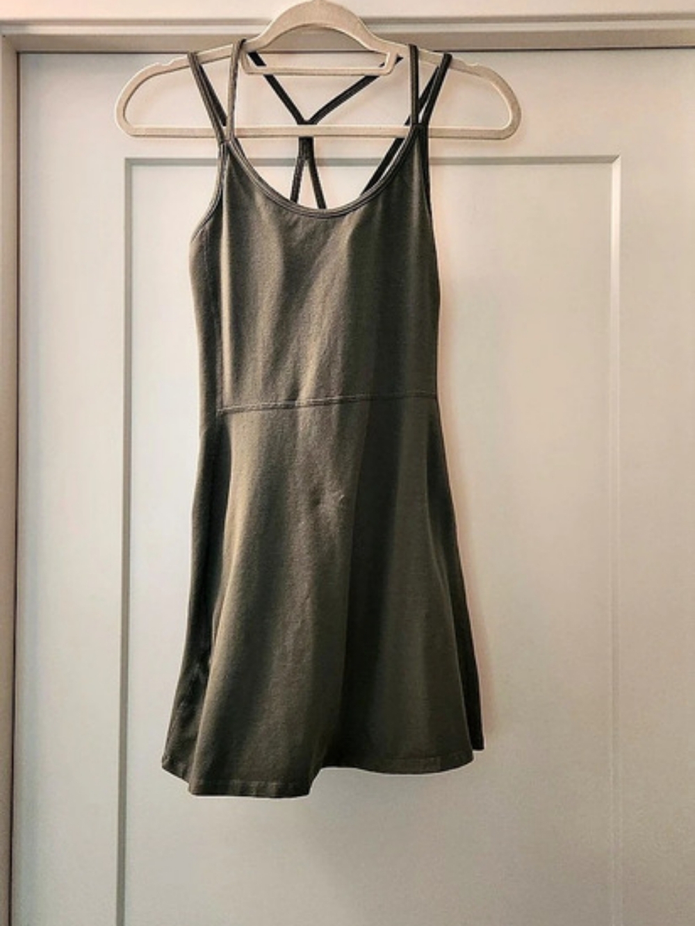 Old Navy Strappy Athletic Mini Dress in Green